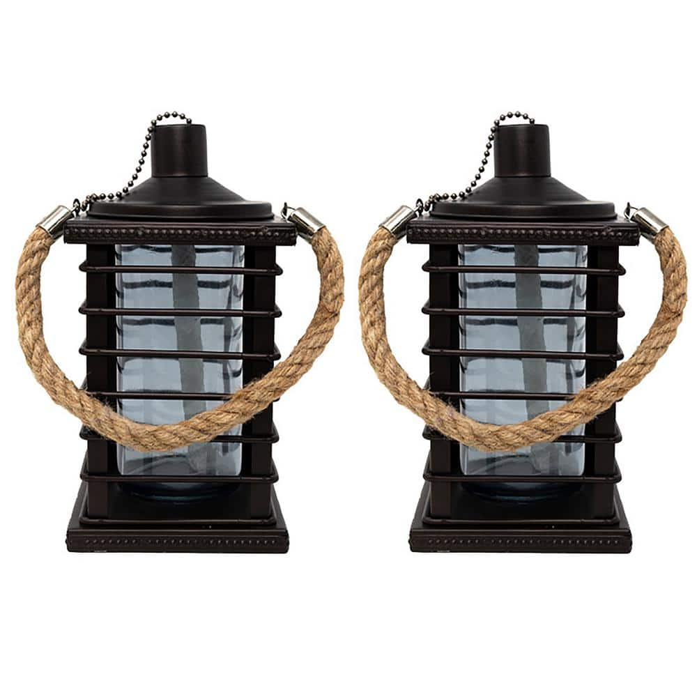 Patio Essentials Caged Tabletop Torch  2 pk