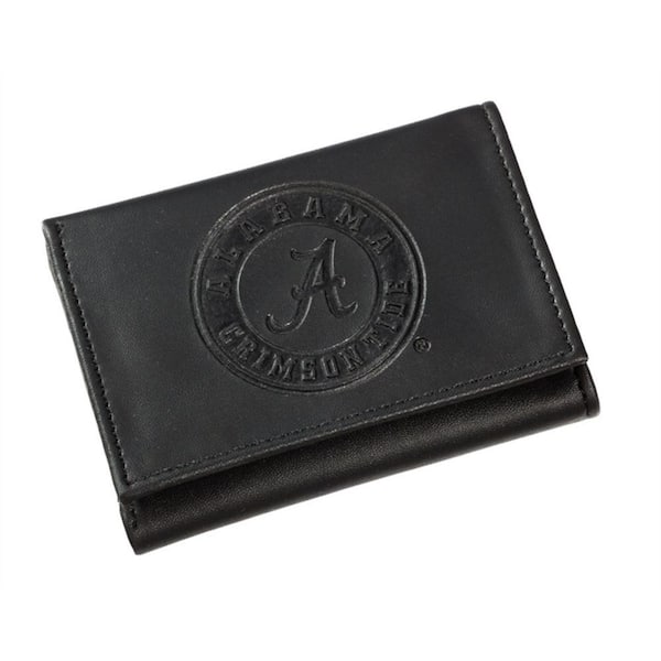 Team Sports America University of Alabama NCAA Leather Tri-Fold Wallet