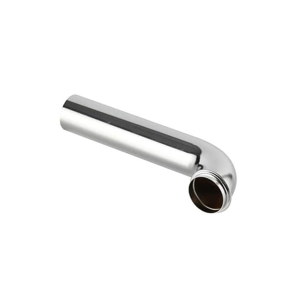 1-1/2 in. x 7-1/2 in. Chrome-Plated Brass Slip-Nut Sink Drain Wall Tube