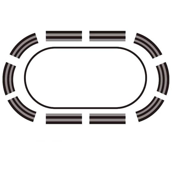 Unbranded 4 x 2 x 1 ft. Oval Galvanized Steel Brown Outdoor Planter Box, Raised Garden Bed for Planting Outdoor Plants Vegetables