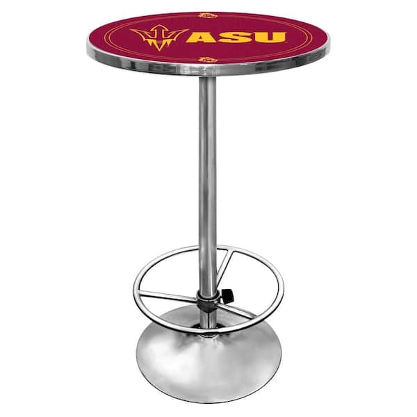 Trademark Arizona State University Chrome Pub/Bar Table