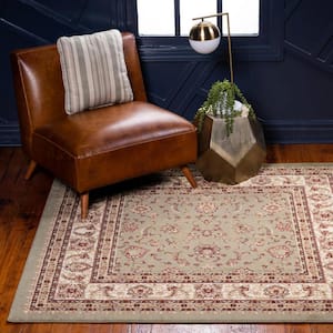 Voyage St. Louis Green 4' 0 x 4' 0 Square Rug