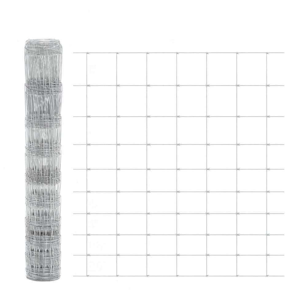 4 ft. x 164 ft. Silver Galvanized Steel Farm Fence, Hardware Cloth Wire Fencing for Cattle Chicken Goat Protection price history on PriceWatchPro