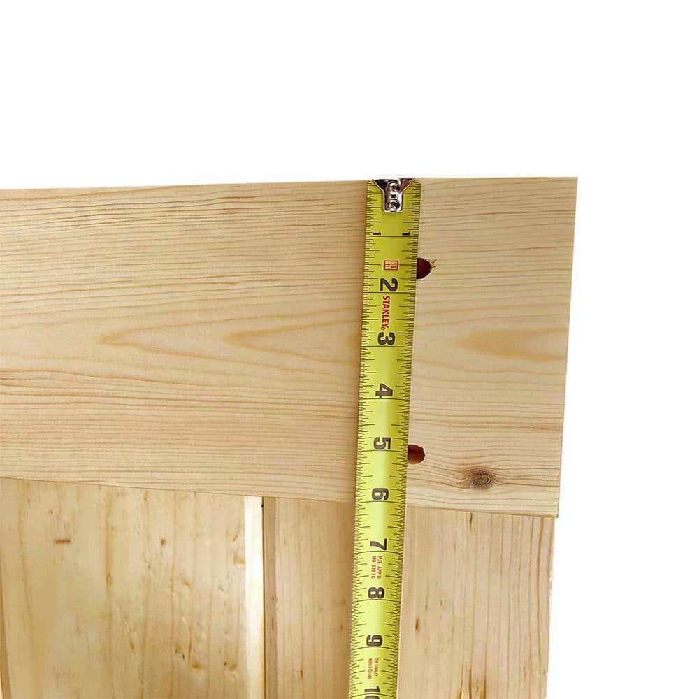Light Brown Knotty Pine 84" x 24" Barn Door Slab