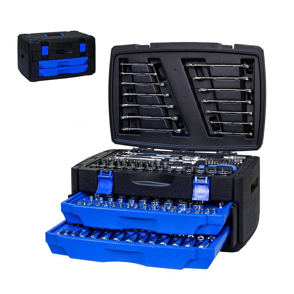 266-Piece Black Home Repair Combined Maintenance Tool Box, General Machinery Tool Set, Basic Home Maintenance Tool Set price history on PriceWatchPro