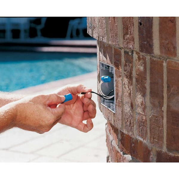 DryConn Medium Waterproof Wire Connectors, Aqua/Red (100-Pack Bag