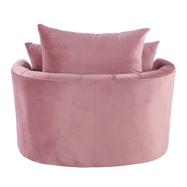 pink様3点 Acme Furniture Zunyas Pink Velvet Side Chair with Swivel