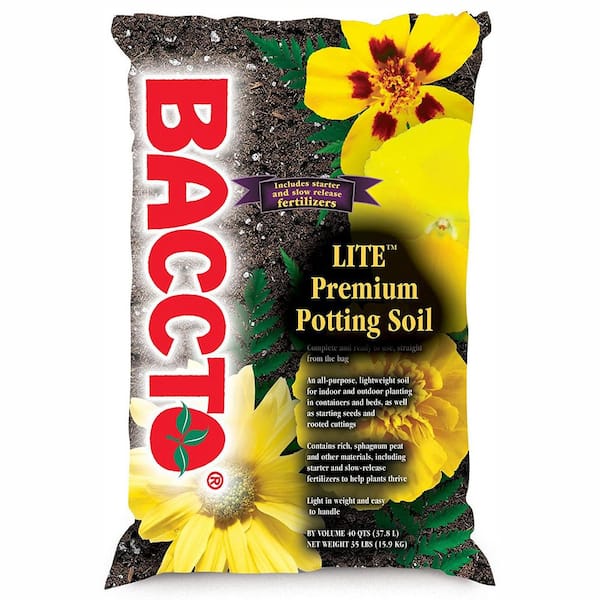 1440 Baccto Lite Premium Outdoor Potting Soil, 40 Qt. (3-Pack)