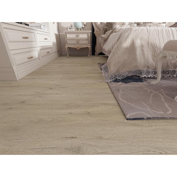 Everlux Premium Flooring Teresa Wheat Brown 0.78 in. T x 2.36 in. W x 94.5 in. L Flush Stair Nose Molding