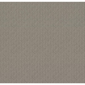 Ronald Redding Brown Woven Texture Paper Unpasted Matte Wallpaper 27 in. x 27 ft.