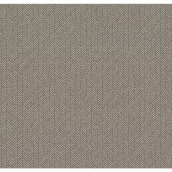 Ronald Redding Brown Woven Texture Paper Unpasted Matte Wallpaper 27 in. x 27 ft.