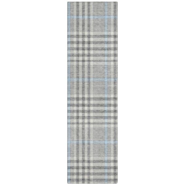 Chantille Machine Washable Indoor/Outdoor Abstract ACN1054 Gray 2 ft. 3 in. x 7 ft. 6 in. Area Rug