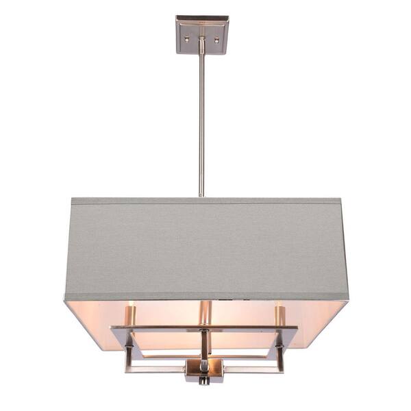 square shade chandelier