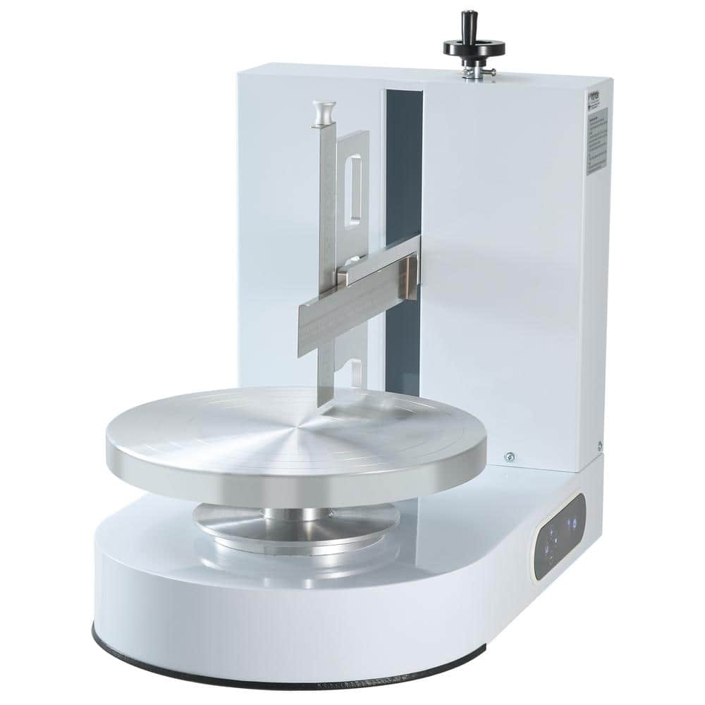 Cake Decorating Machine Cake Cream Spreading Coating Smearing Machine 8-Piece Stainless Steel Set White