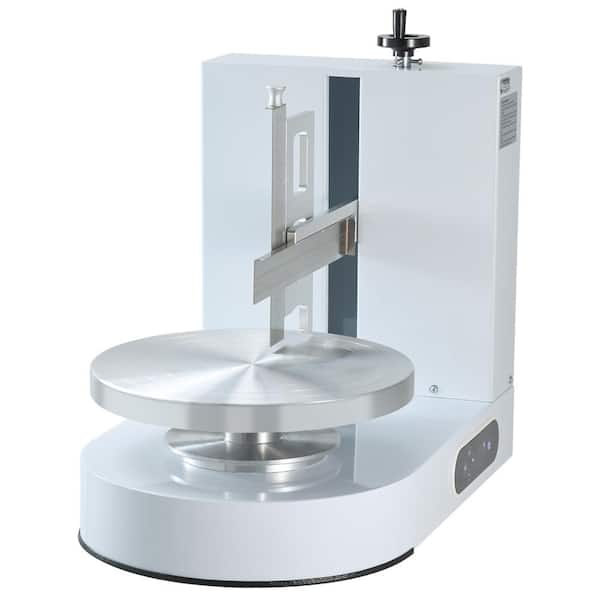 VEVOR Cake Decorating Machine Cake Cream Spreading Coating Smearing Machine 8-Piece Stainless Steel Set White