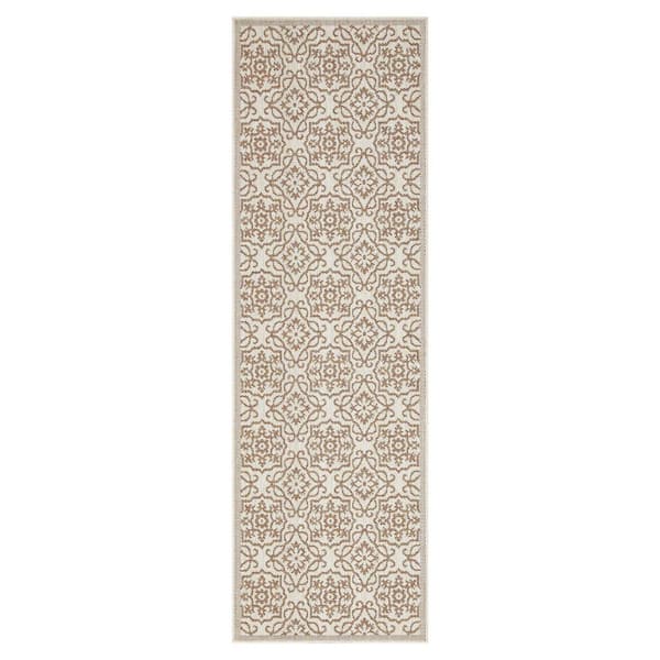 PLAYA RUG Eliza Brick 2 ft. x 8 ft. Indoor/Outdoor Area Rug