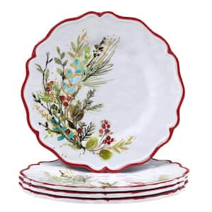 Christmas Gatherings Salad Plate (Set of 4)