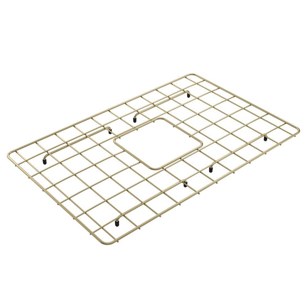 22.25 in. L x 14.5 in. W Bottom Grid 2.0 in Brushed Gold for 27 in. 1360 Single Bowl Sink price history on PriceWatchPro