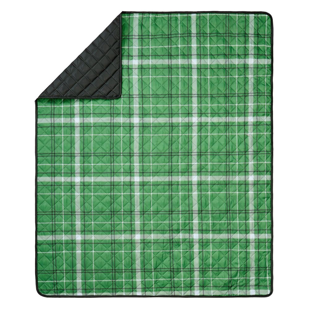 MAKERS COLLECTIVE Camp Wandawega Scout Green Plaid Polyester
