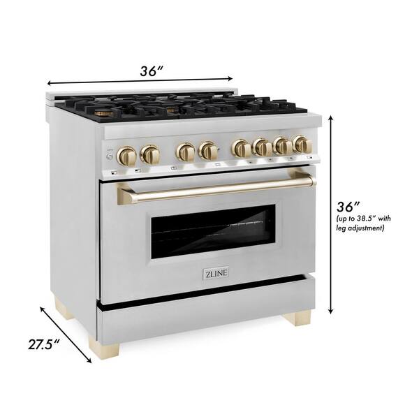 range cooker stainless steel