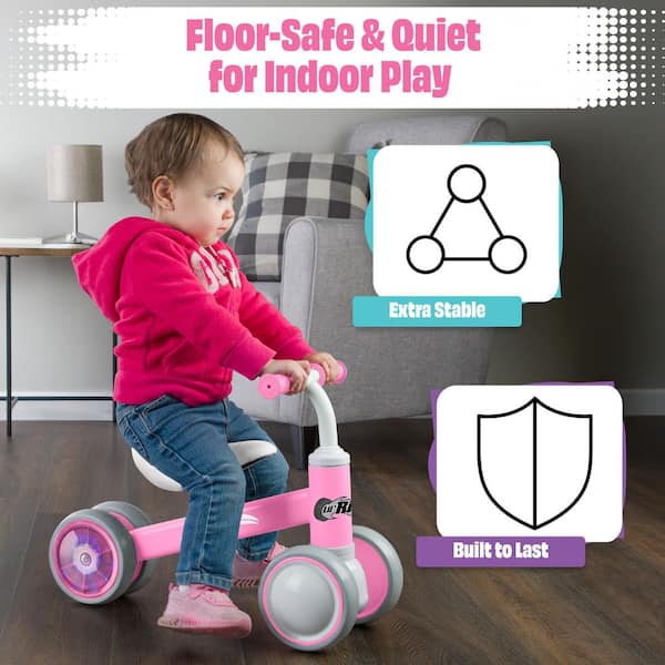 Lil Rider 10-36 Month Baby Balance Bike, Pink 80-TG0150 - The Home