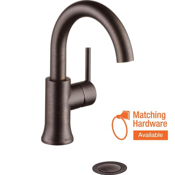 Have A Question About Delta Trinsic Single Hole Single Handle Bathroom Faucet With Metal Drain