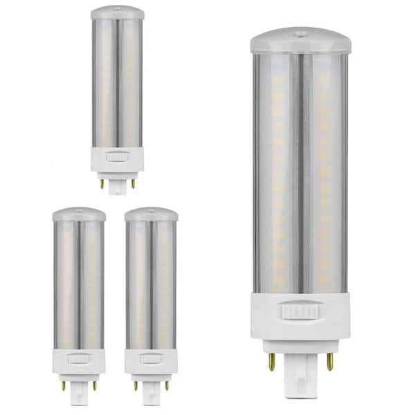 Feit Electric 13W/18W/26W Equivalent PL Horizontal 4-Pin Universal Base G24Q/GX24Q-1/-2/-3 with CCT Select LED Light Bulb (4-Pack)