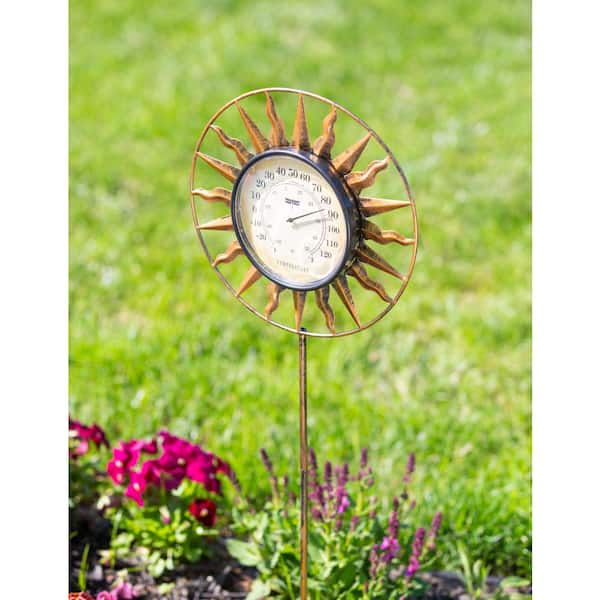 Rain Gauge and Thermometer