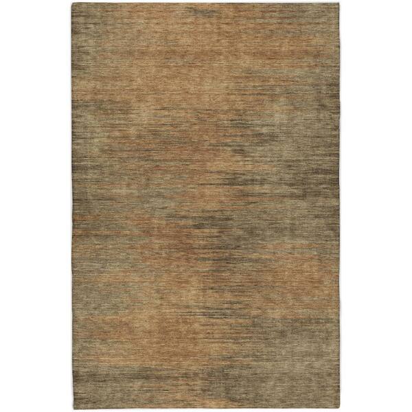 Dream Shag Premium Machine Washable Abstract ADS794 Terracotta 9 ft. x 12 ft. Area Rug