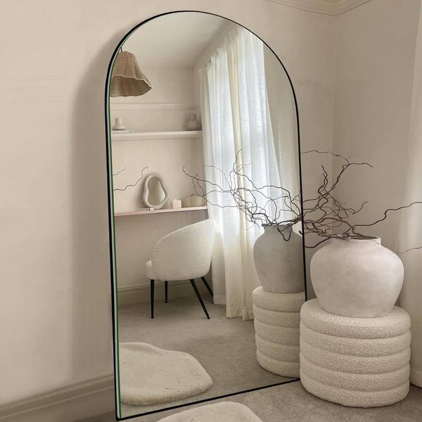 LuxHomez 31.5 in. W x 70.5 in. H Oversized Arch Wood Framed LuxHomez 31.5 in. W x 70.5 in. H Oversized Arch Wood Framed