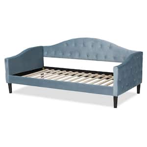 Benjamin Light Blue and Dark Brown Twin Daybed