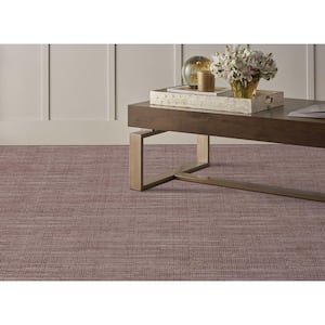 Terrestrial - Adobe - Red 13.2 ft. 35.39 oz. Wool Loop Installed Carpet