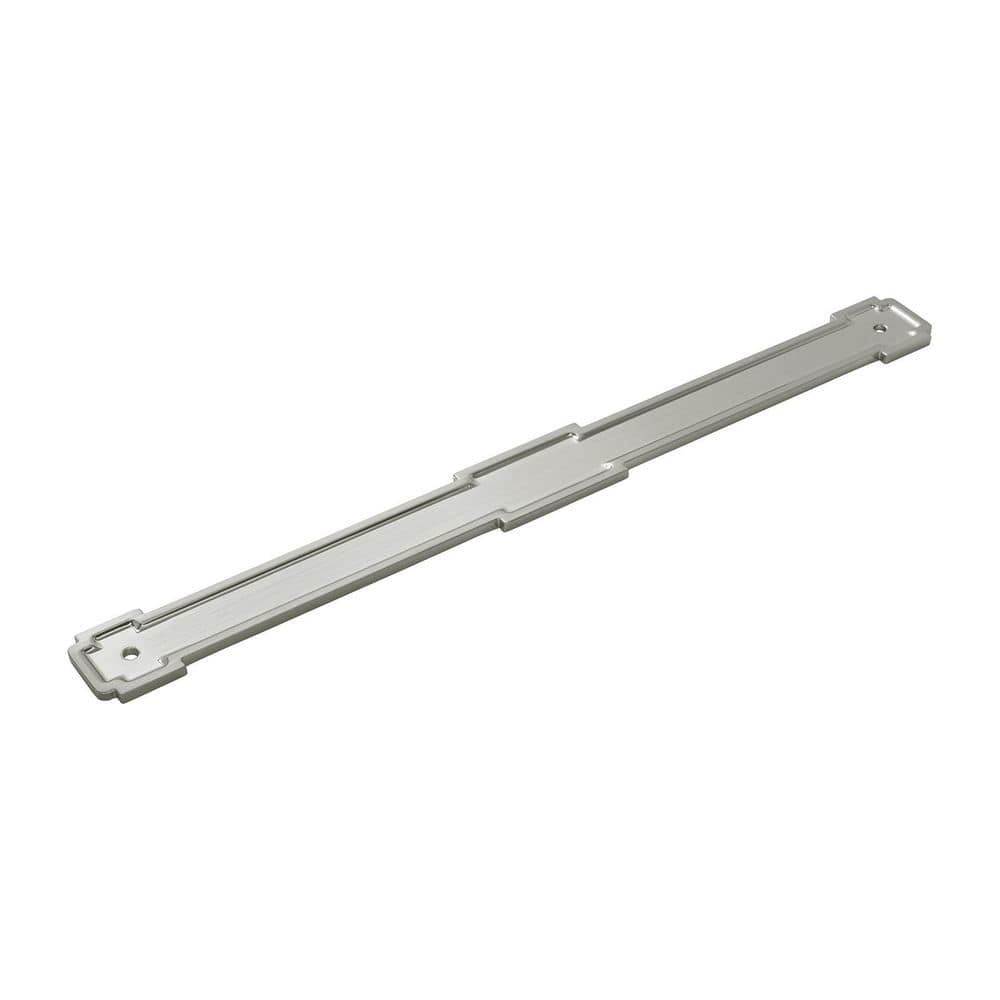 Coventry Collection Pull Backplate 12 in. Center to Center Satin Nickel Finish Cabinet Backplate price history on PriceWatchPro