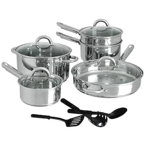 Cuisine Select Abruzzo 12-Piece Stainless Steel Nonstick Cookware Set