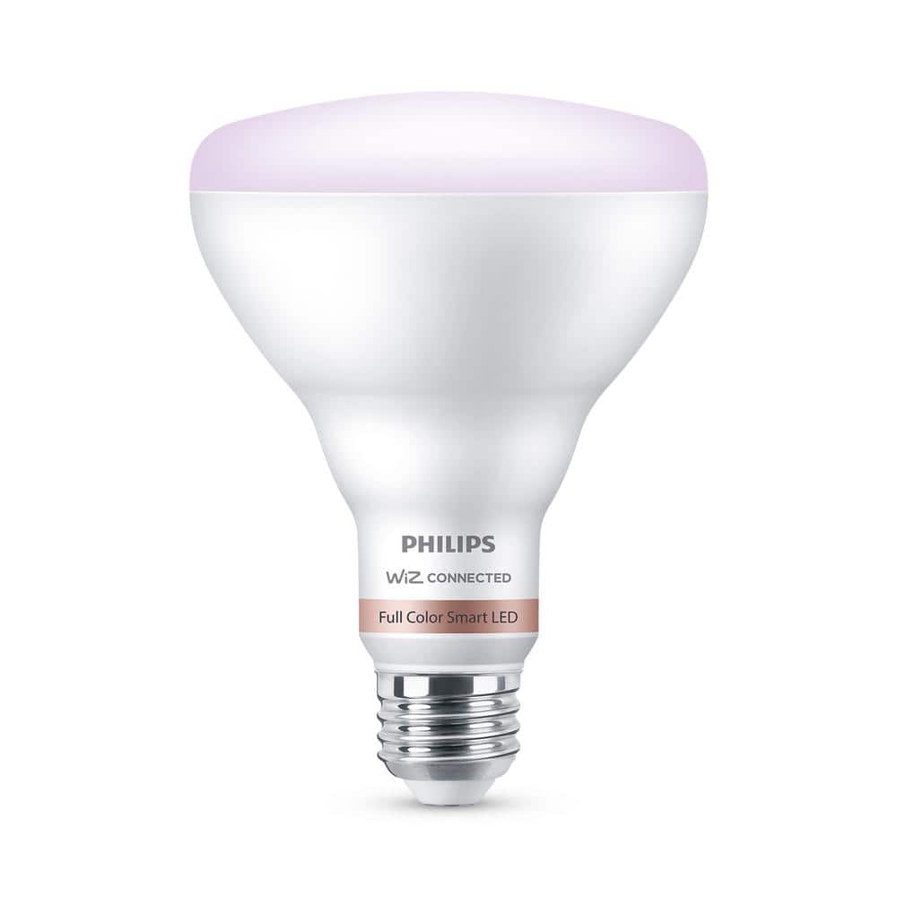 Philips 562728 Color and Tunable White BR30 LED 65-Watt Equivalent Dimmable Smart Wi-Fi Wiz Connected Wireless Light Bulb (2-Pack)