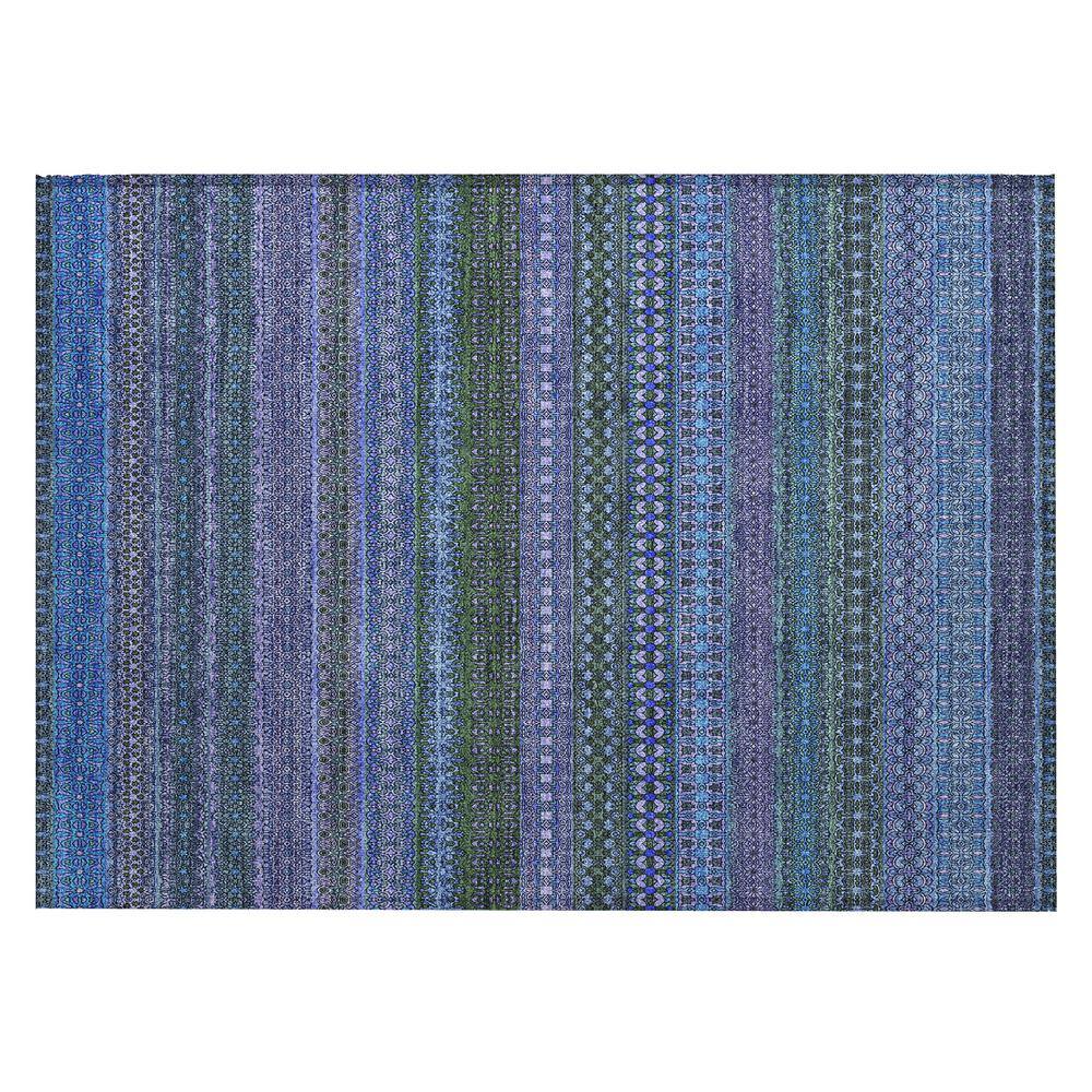 Addison Rugs Chantille ACN527 Blue 1 ft. 8 in. x 2 ft. 6 in. Machine ...