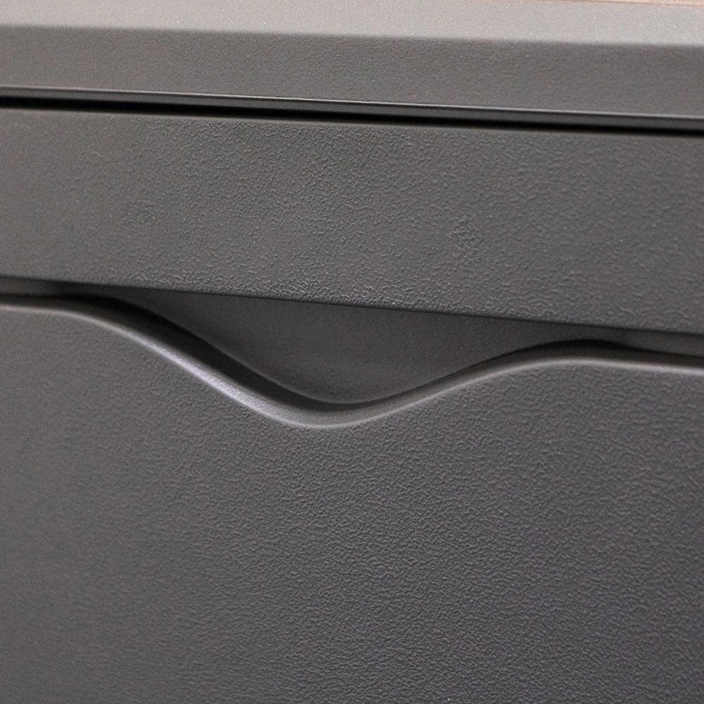 Gray Heavy Duty Lockable Plastic Deck Box, 60 in