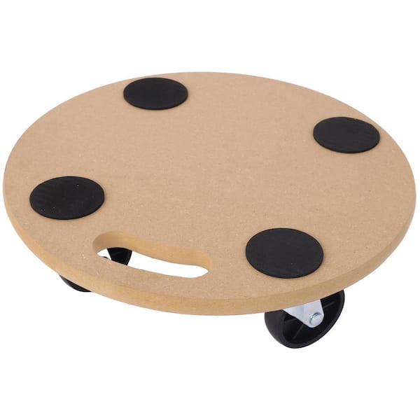 Otryad 2pcs Furniture Moving Dolly, Heavy Duty Wood Rolling Mover with Wheels for Piano Couch Fridge Heavy Items, Serving Cart
