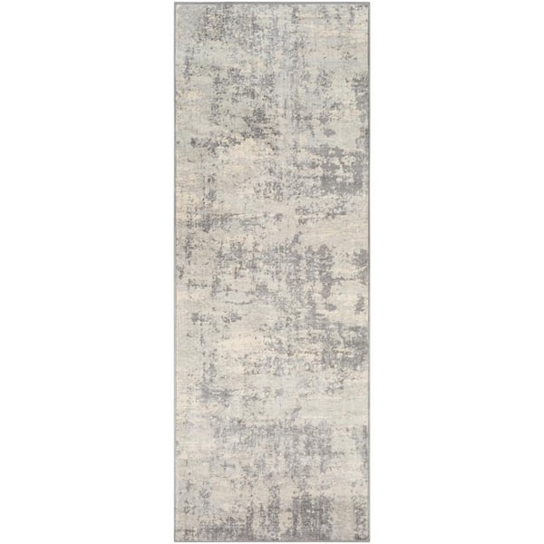 Utari Gray 2 ft. 7 in. x 7 ft. 3 in. Runner Rug