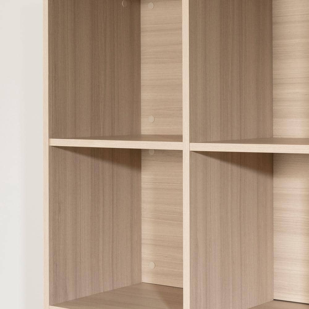 White Adjustable Shelving Scandinavian Storage Unit