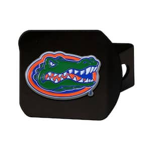 NCAA University of Florida Color Emblem on Black Hitch Cover