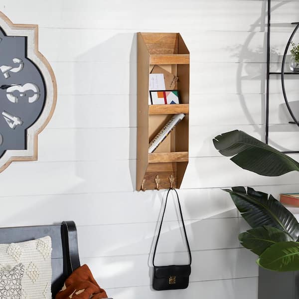 3-Tier Luxury Floating Shelves Wall Shelf in MDF Wall Mounted Shelves