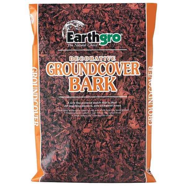 Earthgro 2 Cu Ft Groundcover Bark, Wood Chip Ground Cover Home Depot