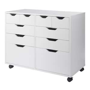 Halifax White Cabinet with 4 Small and 4 Medium Drawers