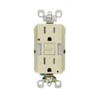 Leviton GFCI Outlet with Guidelight, 15 Amp, Self Test, Tamper-Resistant  with LED Indicator Light, Replaces Plugged in Night Light, GFNL1-W, White