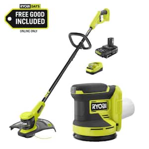 RYOBI ONE+ 18V 13 in. Cordless Battery String Trimmer with 2.0 Ah