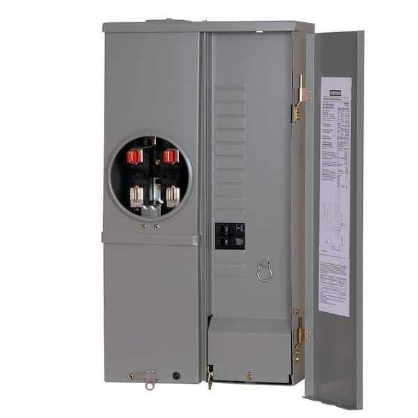 Siemens EUSERC Compliant 100 Amp 12-Space 24-Circuit Single Phase Meter-Load Center Combination-DISCONTINUED