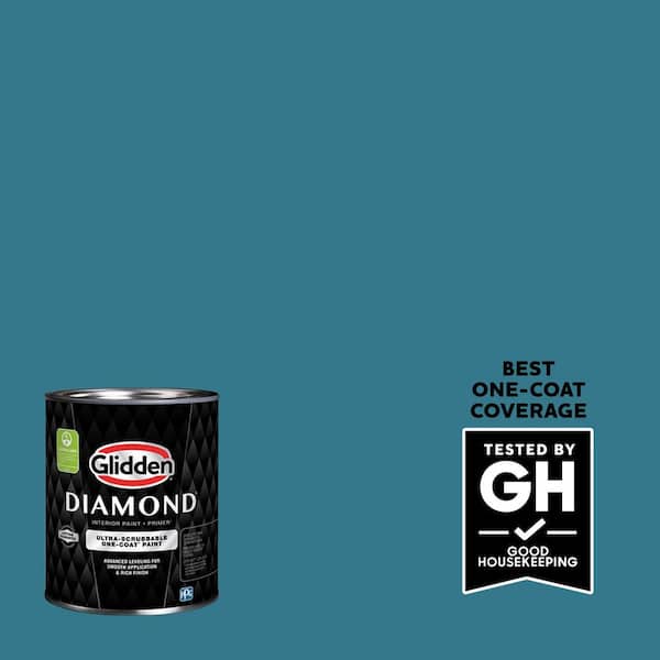 Glidden Diamond 1 qt. PPG1151-6 Adventure Satin Interior Paint with Primer