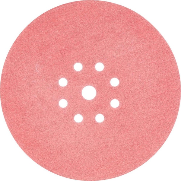 9 in. Round Abrasive Disc, Hook & Loop, 320-Grit (25-Pack)