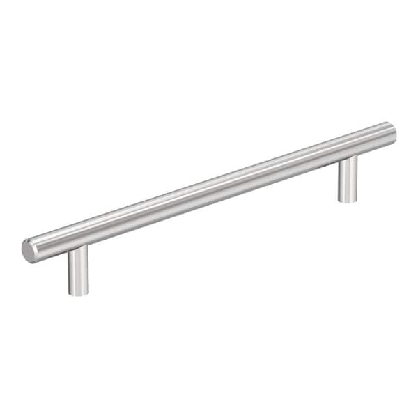 Amerock Bar Pulls 7 in. (178mm) Modern Polished Chrome Bar Cabinet Pull ...